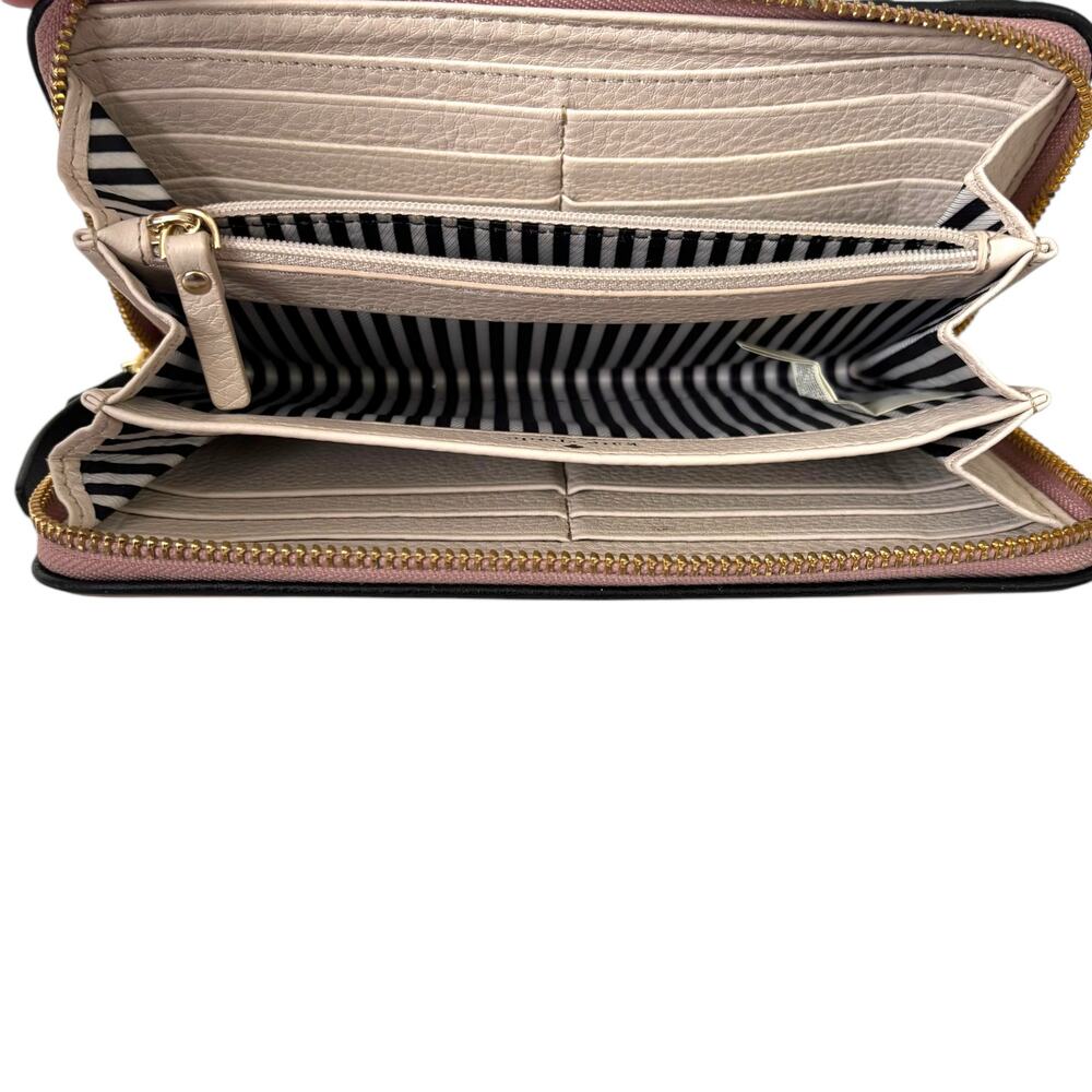 Kate Spade New York Cobble Hill Lacey Wallet Pink Mauve Leather Zip PWRU1801 - Picture 11 of 15